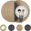 Fyvva Placemats Set of 4, Stain & Scratch Resistant, by Fyvva