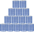 Blue Napkin Rings Bulk Set of 150pcs, Wedding Diamond Crystal Rhinestone Napkin by Wotoban