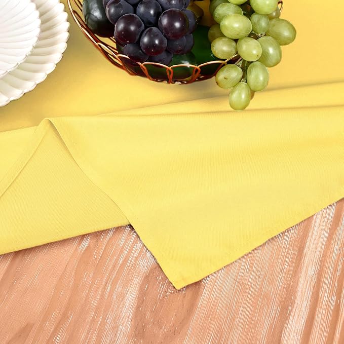 MEANMOY Yellow Table Runner 60 Inches Long Waterproof Table Runners | Washable - Image 5