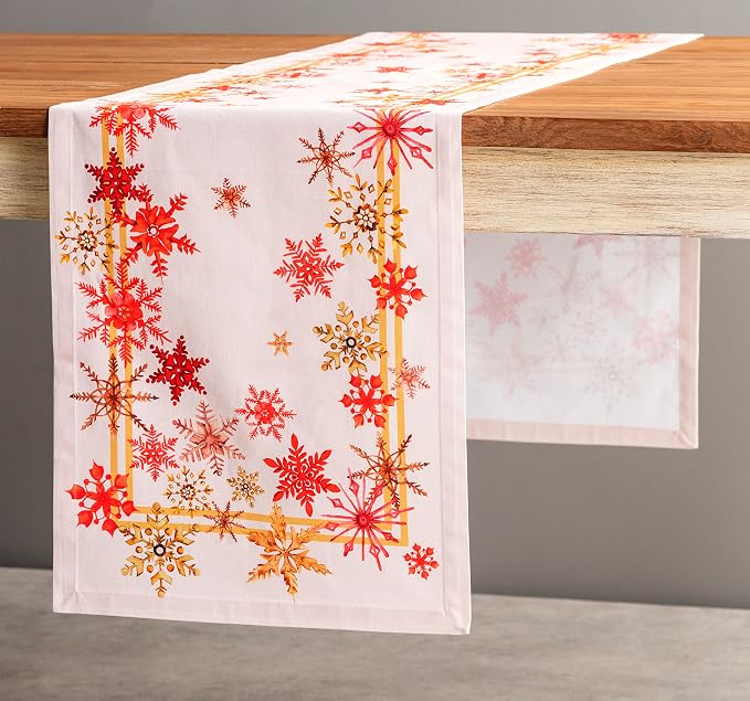 Maison d' Hermine Table Runner 100% Cotton 14.50" x 48" | Table Runners 48 - Image 7