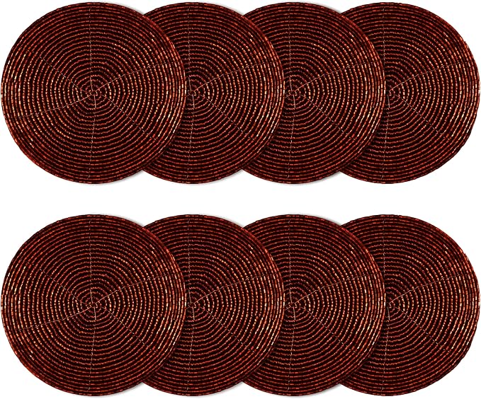 COTTON CRAFT Glitz Handmade Beaded Coaster by COTTONCRAFT