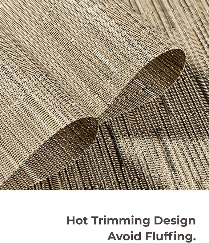 Leetaltree Light Brown Placemats Set of 6 - Image 7