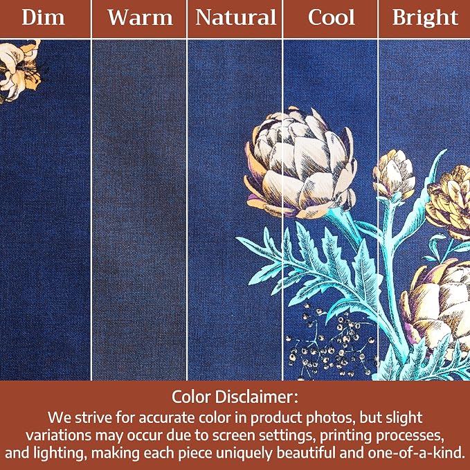 Maison d' Hermine Placemats Set of 4 Reusable 100% Combed Cotton | Cloth Place - Image 9