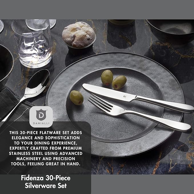 Silverware Set for 6 – 18/10 Stainless Steel Flatware, Mirror Finish, - Image 5
