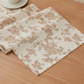 French Pastoral Farmhouse Table Runners, 13x90 Inch Brown | 100% Organic Cotton by Unknown