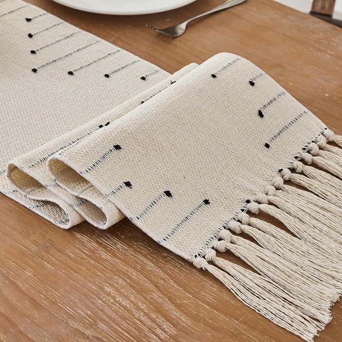 Table Runner 108 Inches Long, Boho Style - Image 5
