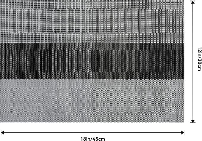 Leetaltree Grey with White Striped Placemats Set of 12 - Image 7