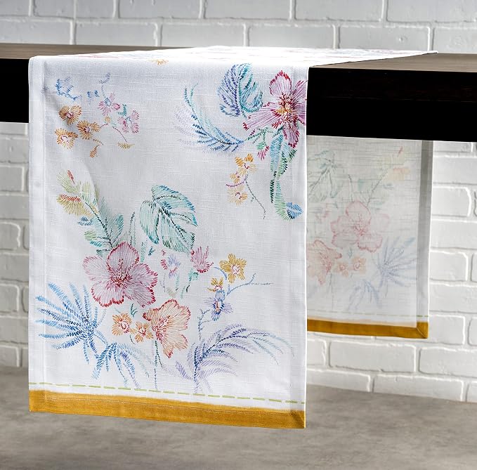 Maison d' Hermine Table Runner 100% Cotton 14.50" x 72" | Table Runners 72 - Image 7