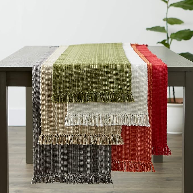 DII Variegated Tabletop Collection, Table Runner3x108 - Image 5