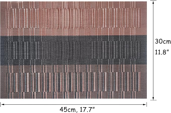 Table Placemats Dining Table Place Mats Set of 6 Heat Resistant Insulation - Image 6