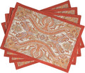Maison d' Hermine Placemats Set of 4 Reusable 100% Cotton | Cloth Place Mats by MaisondHermine