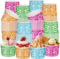 CHENGU 60 Pcs Mexican Flowers Snack Cups 9 oz Disposable Mexican Flowers Ice by CHENGU