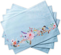 Maison d' Hermine Placemats Set of 4 Reusable 100% Cotton | Cloth Place Mats by MaisondHermine