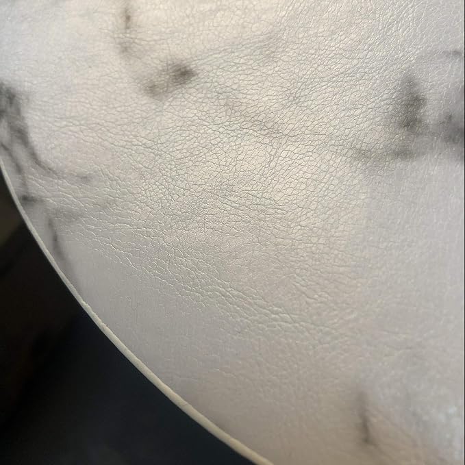 Marble Round Placemats and Coasters, Faux Leather Waterproof Table Mats - Image 6