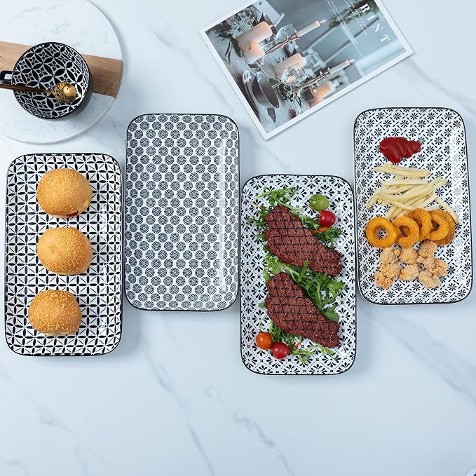 LEHAHA Serving Platters Set of 4, Serving Dishes - Image 6
