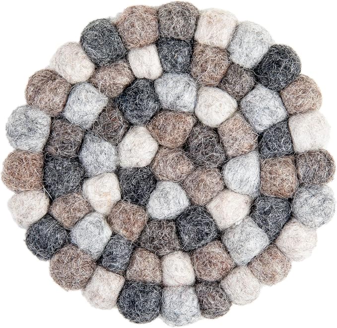 Round Felt Ball Coasters - Image 7