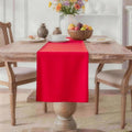 MEANMOY Red Table Runner 108 Inches Long Waterproof Washable Table Runners | by MEANMOY