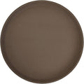 Winco 14" Brown Round Fiberglass Glass Tray | Non-slip surface, Restaurant by Winco