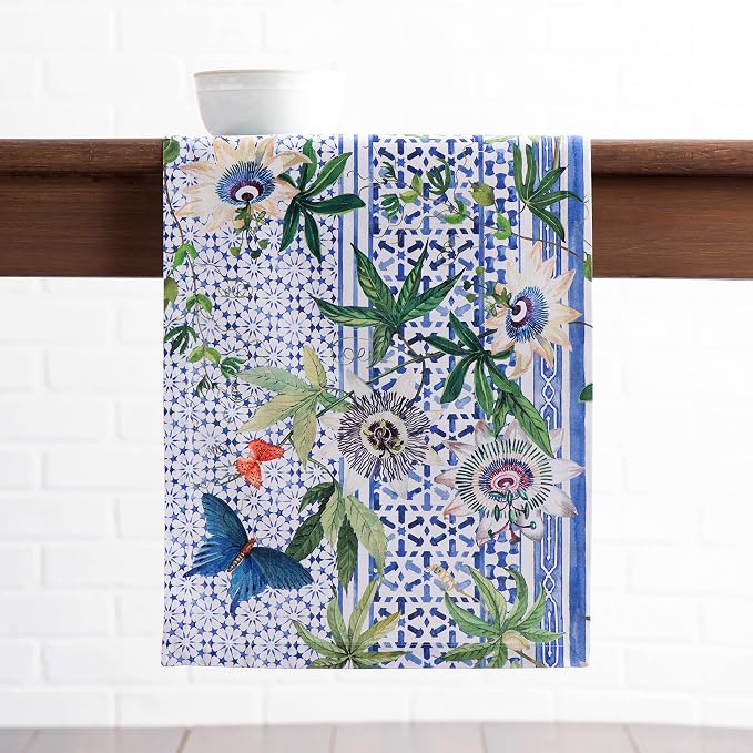 Maison d' Hermine Table Runner 100% Cotton 14.50" x 72" | Table Runners 72 - Image 9