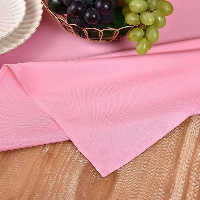MEANMOY Pink Table Runner 72 Inches Long Waterproof Washable Table Runners | - Image 5