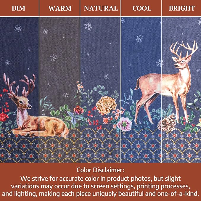 Maison d' Hermine Placemats Set of 4 Reusable 100% Cotton | Cloth Place Mats - Image 6