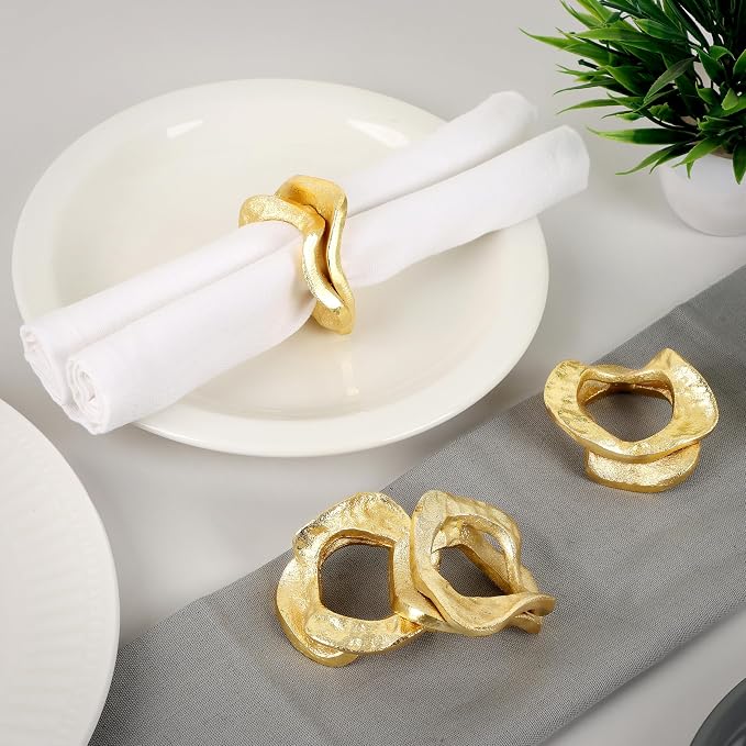 ALPHA Living HOME Modren Napkin Rings - Image 2