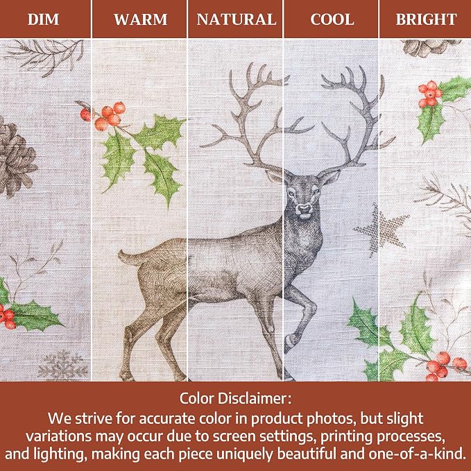 Maison d' Hermine Placemats Set of 4 Reusable 100% Cotton | Cloth Place Mats - Image 6