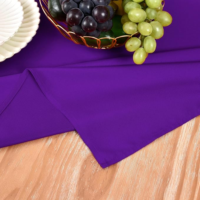 MEANMOY Purple Table Runner 60 Inches Long Waterproof Table Runners | Washable - Image 5