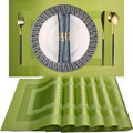 PIGCHCY Placemats Washable Woven Vinyl Durable Placemats by PIGCHCY