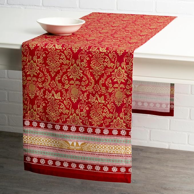 Maison d' Hermine Table Runner 100% Cotton 14.50" x 72" | Table Runners 72 - Image 8