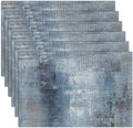 Emvency Farmhouse Placemats Set of 6, 12x18 Inch by Emvency