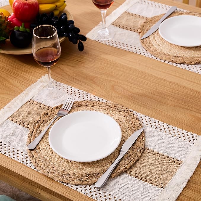 Handmade Boho Placemats Set of 6 - Image 2