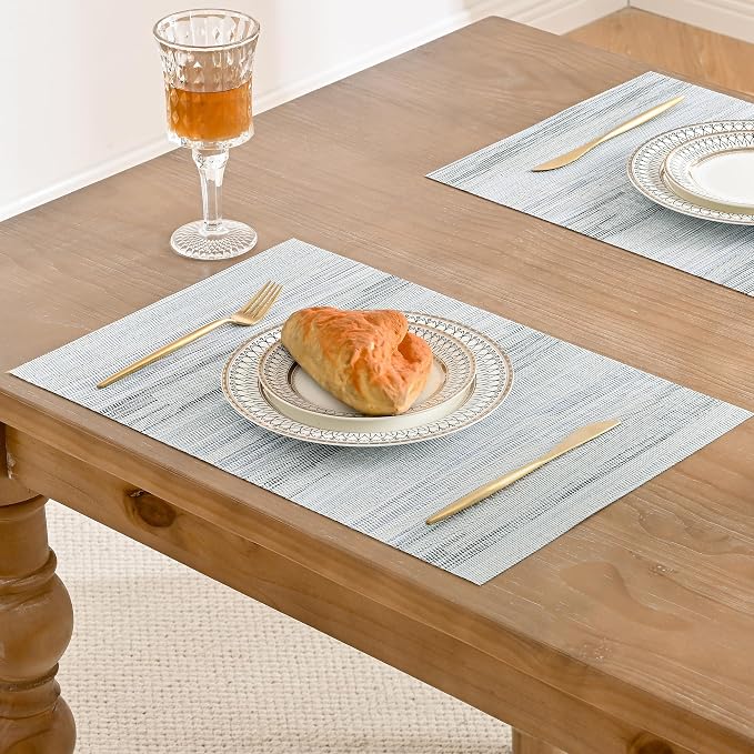 Leetaltree LightSteel Blue Placemats Set of 6 - Image 8
