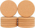 12 Pack 0.4" Ultra Thick Cork Coasters by Febwind