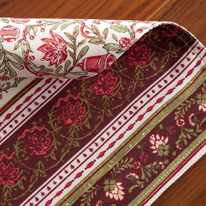 Maison d' Hermine Placemats Set of 4 Reusable 100% Cotton | Cloth Place Mats - Image 8