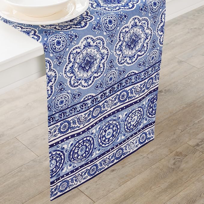 Maison d' Hermine Table Runner 100% Cotton 14.50" x 72" | Table Runners 72 - Image 9