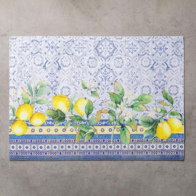 Maison d' Hermine Placemats Set of 4 Reusable 100% Cotton | Cloth Place Mats - Image 8