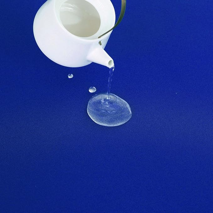 Royal Blue Table Runner, Waterproof Washable Runners 48 Inches Long | Reusable - Image 4