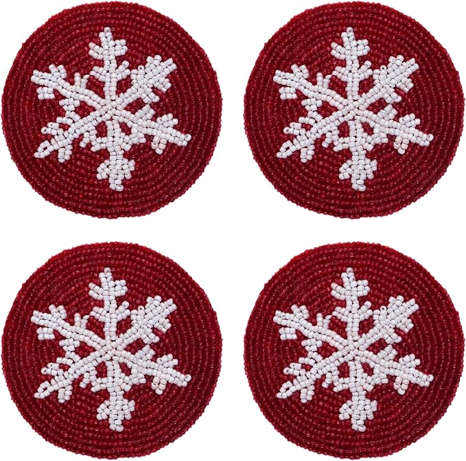 COTTON CRAFT Glitz Handmade Beaded Coaster by COTTONCRAFT