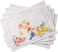 Maison d' Hermine Placemats Set of 4 Reusable 100% Cotton | Cloth Place Mats by MaisondHermine