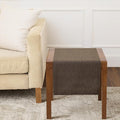 Solino Home 100% Pure Linen Table Runner Brown Woven, Athena 14 x 36 in | Table by SolinoHome
