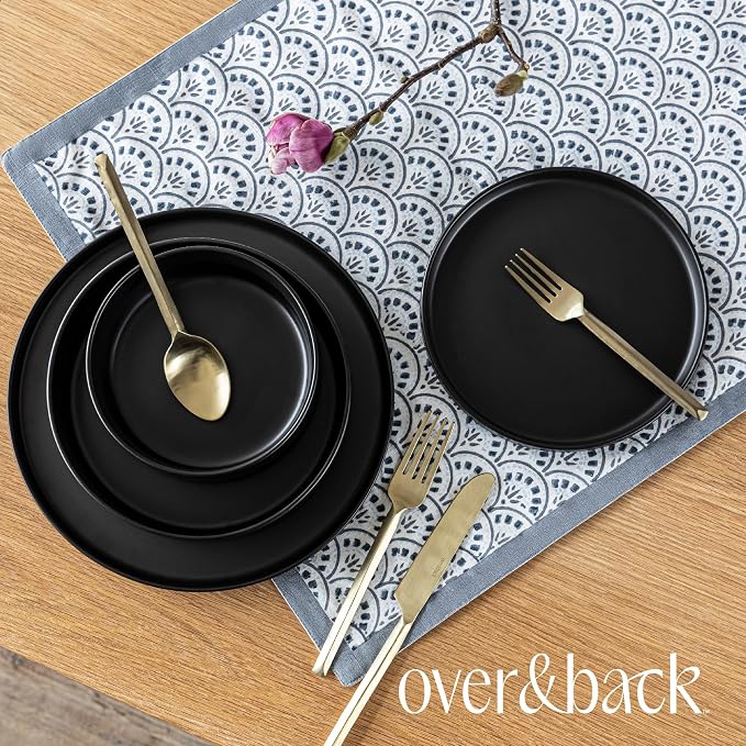 Over&Back 18x108 Hand-Blocked Printed Cotton Table Runner - Image 7