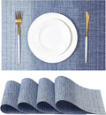 Leetaltree Gradient Blue Woven Placemats Set of 4 by Leetaltree-ArtatEveryTable
