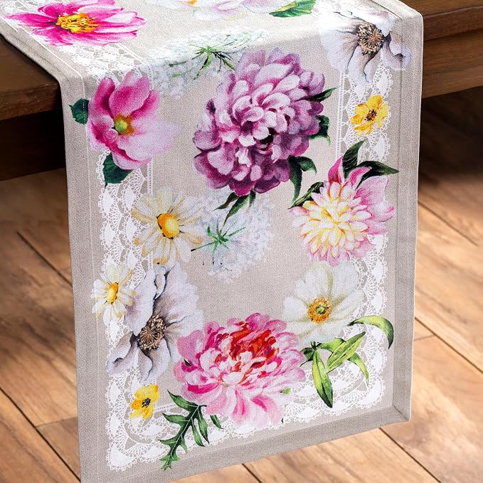 Maison d' Hermine Table Runner 100% Cotton 14.50" x 72" | Table Runners 72 - Image 9