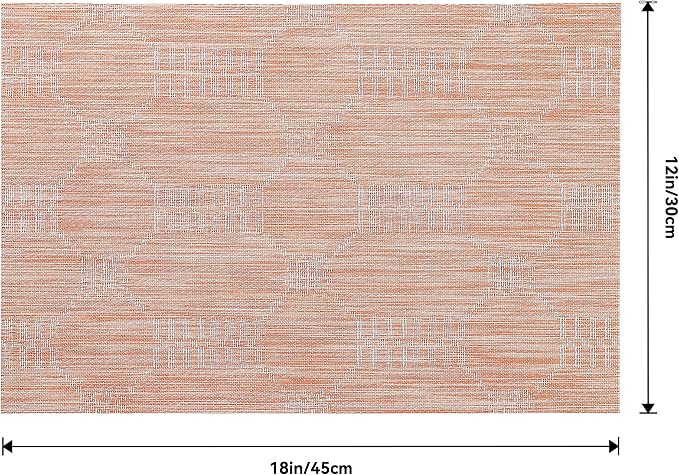 Leetaltree Coral Placemats Set of 6 - Image 9