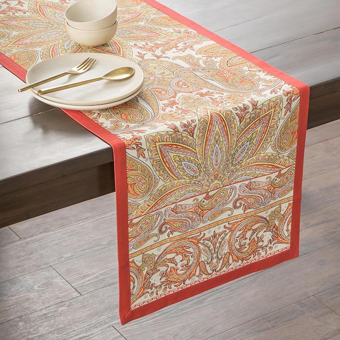 Maison d' Hermine Table Runner 100% Cotton 14.50" x 60" | Table Runners 60 - Image 9