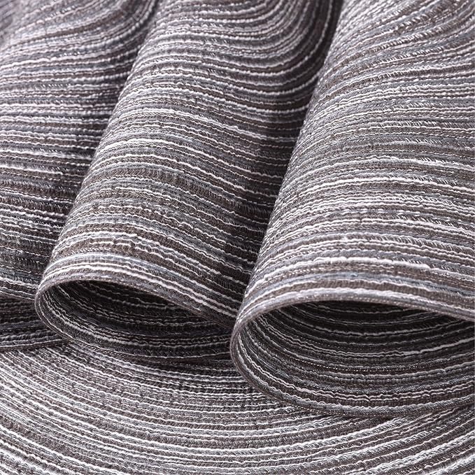 SHACOS Round Placemats Set of 4 Round Braided Placemats 15 inch Cotton - Image 6