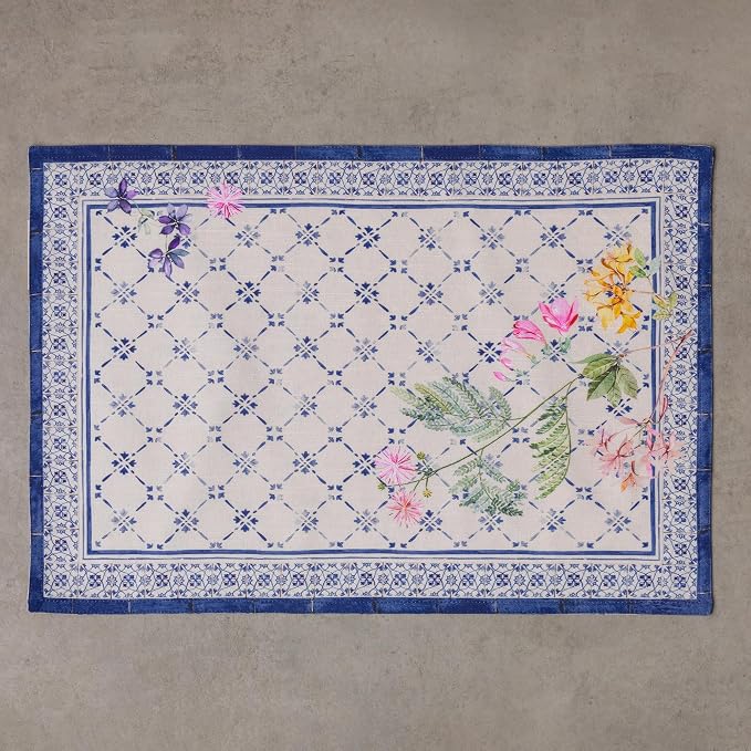 Maison d' Hermine Placemats Set of 4 Reusable 100% Cotton | Cloth Place Mats - Image 8