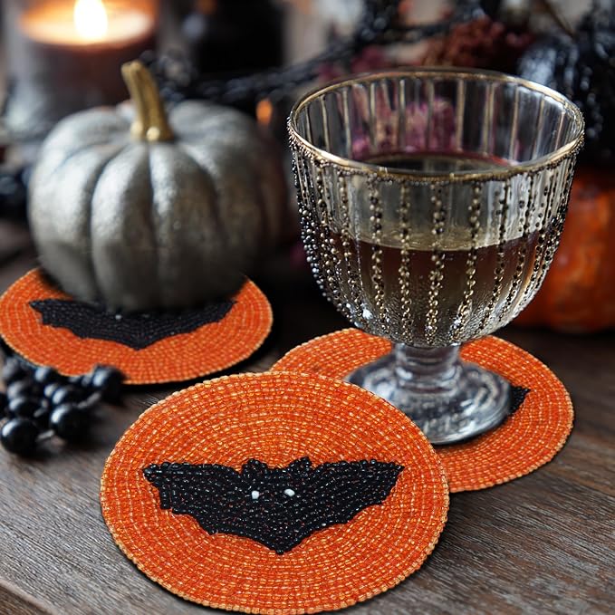 COTTON CRAFT Halloween Beaded Coasters - Image 6