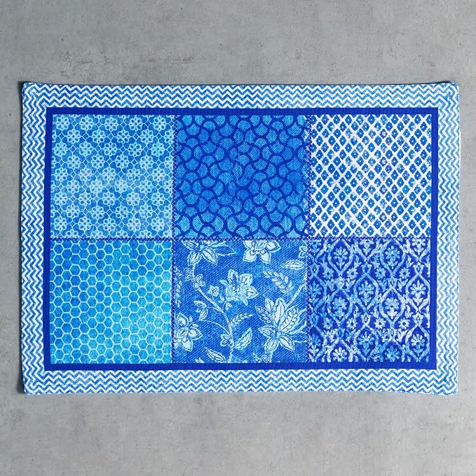 Maison d' Hermine Placemats Set of 4 Reusable 100% Cotton | Cloth Place Mats - Image 8